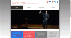 Desktop Screenshot of magicofderek.com